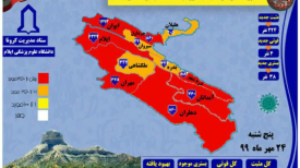 4 قوربانی و 224 حاڵەتی نوێی تووشبوون تازەترین ئاماری کۆرۆنا لە ئیلام