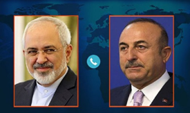 وەزیرانی دەروەی ئێران و تورکیا پەیوەندییەکی تەلەفۆنییان ئەنجام دا